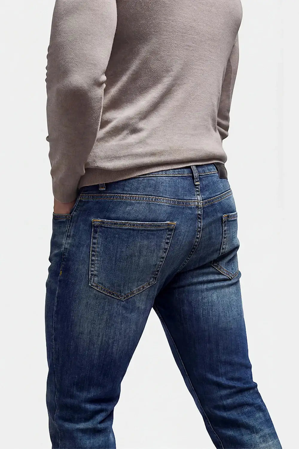 Ethan | Slim Fit Jeans met Distressed Details