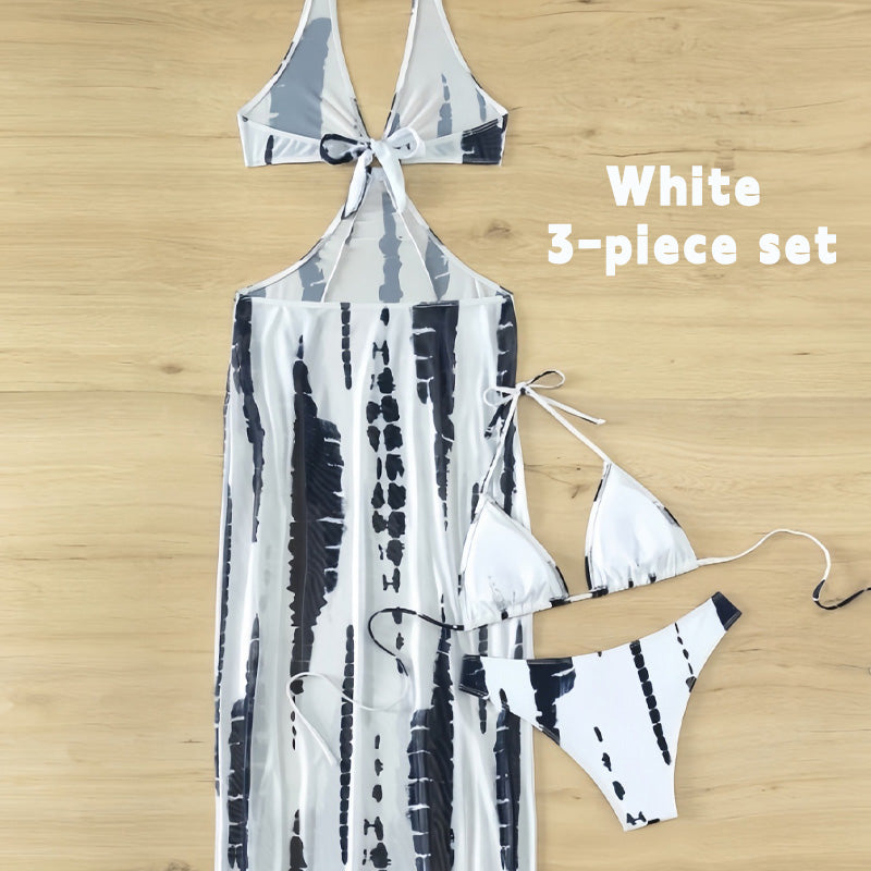 Isabella | Strandjurk met Transparante Mesh en Cut-Out Design