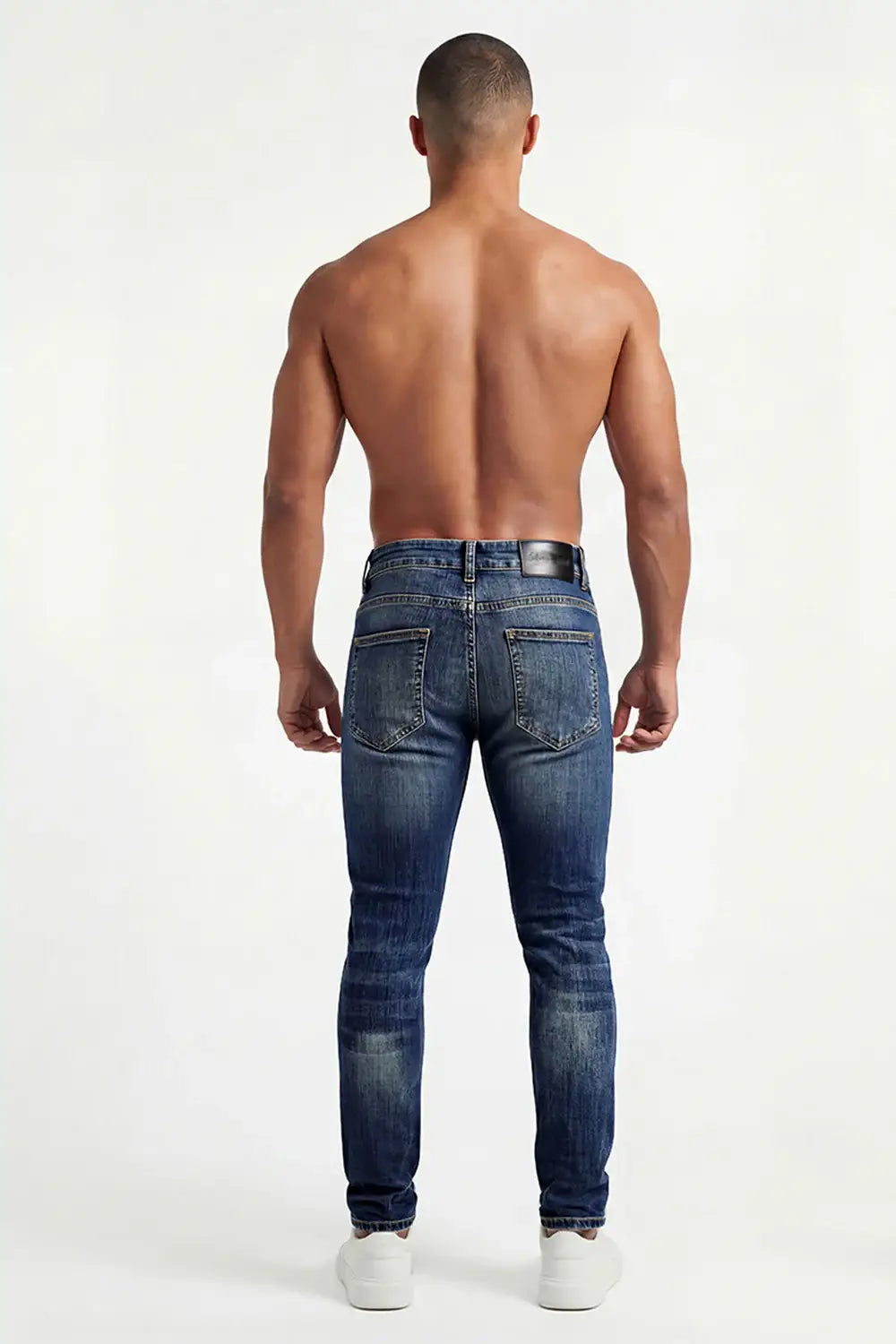 Ethan | Slim Fit Jeans met Distressed Details