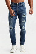 Ethan | Slim Fit Jeans met Distressed Details