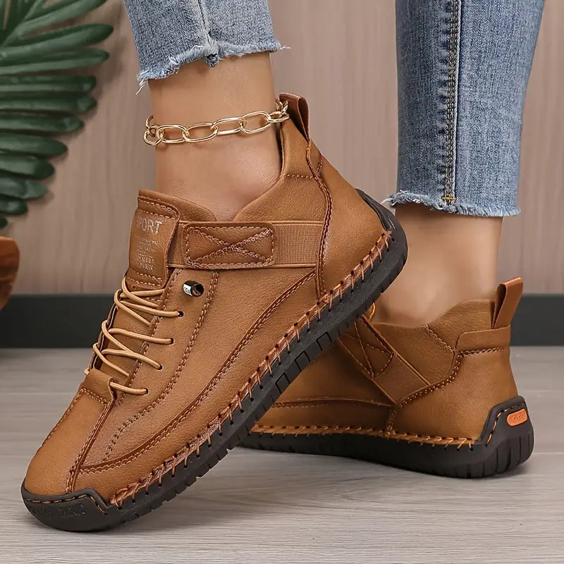 Sophie | Damessneakers met Comfortabele Band en Elastische Veters