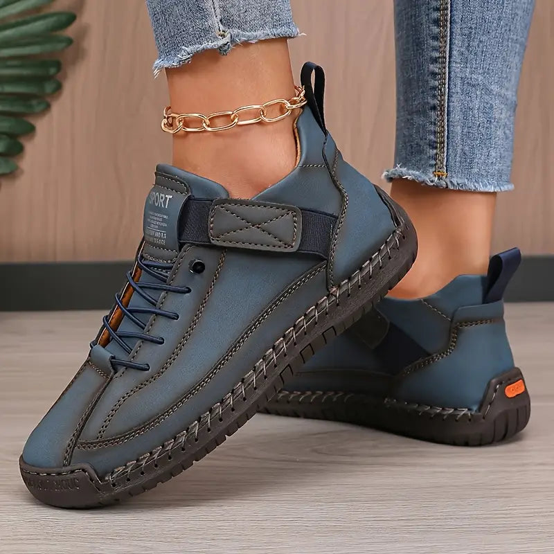 Sophie | Damessneakers met Comfortabele Band en Elastische Veters