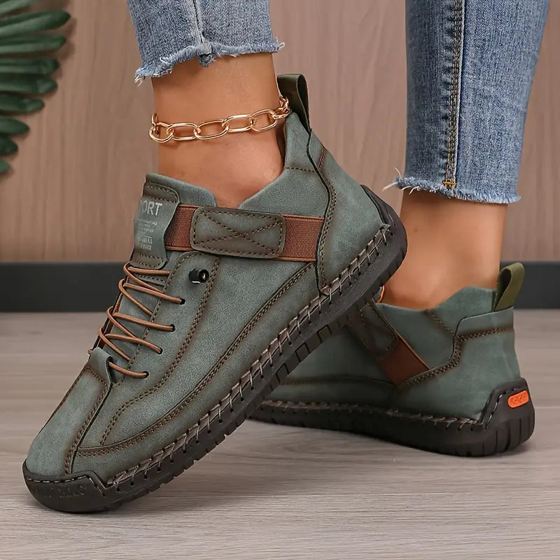 Sophie | Damessneakers met Comfortabele Band en Elastische Veters