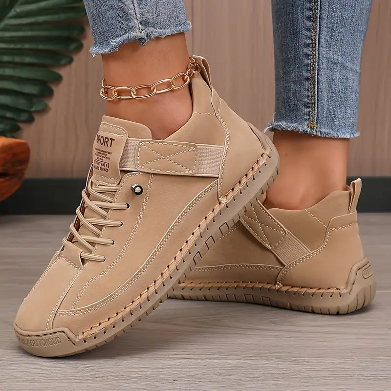 Sophie | Damessneakers met Comfortabele Band en Elastische Veters