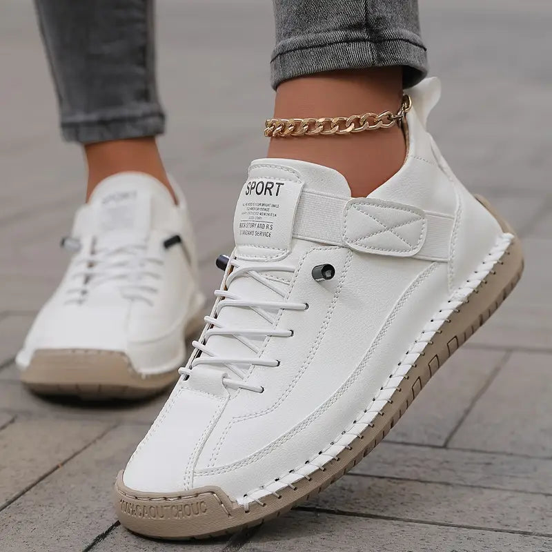 Sophie | Damessneakers met Comfortabele Band en Elastische Veters