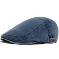 Mason | Denim Flat Cap met Verstelbare Pasvorm