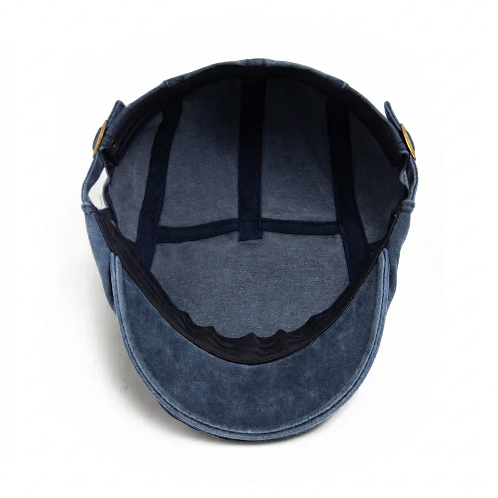 Mason | Denim Flat Cap met Verstelbare Pasvorm